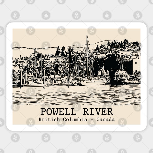 Powell River - British Columbia Magnet by Lakeric